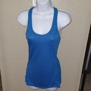Aveto Women's Blue Racerback Performance Tank Top